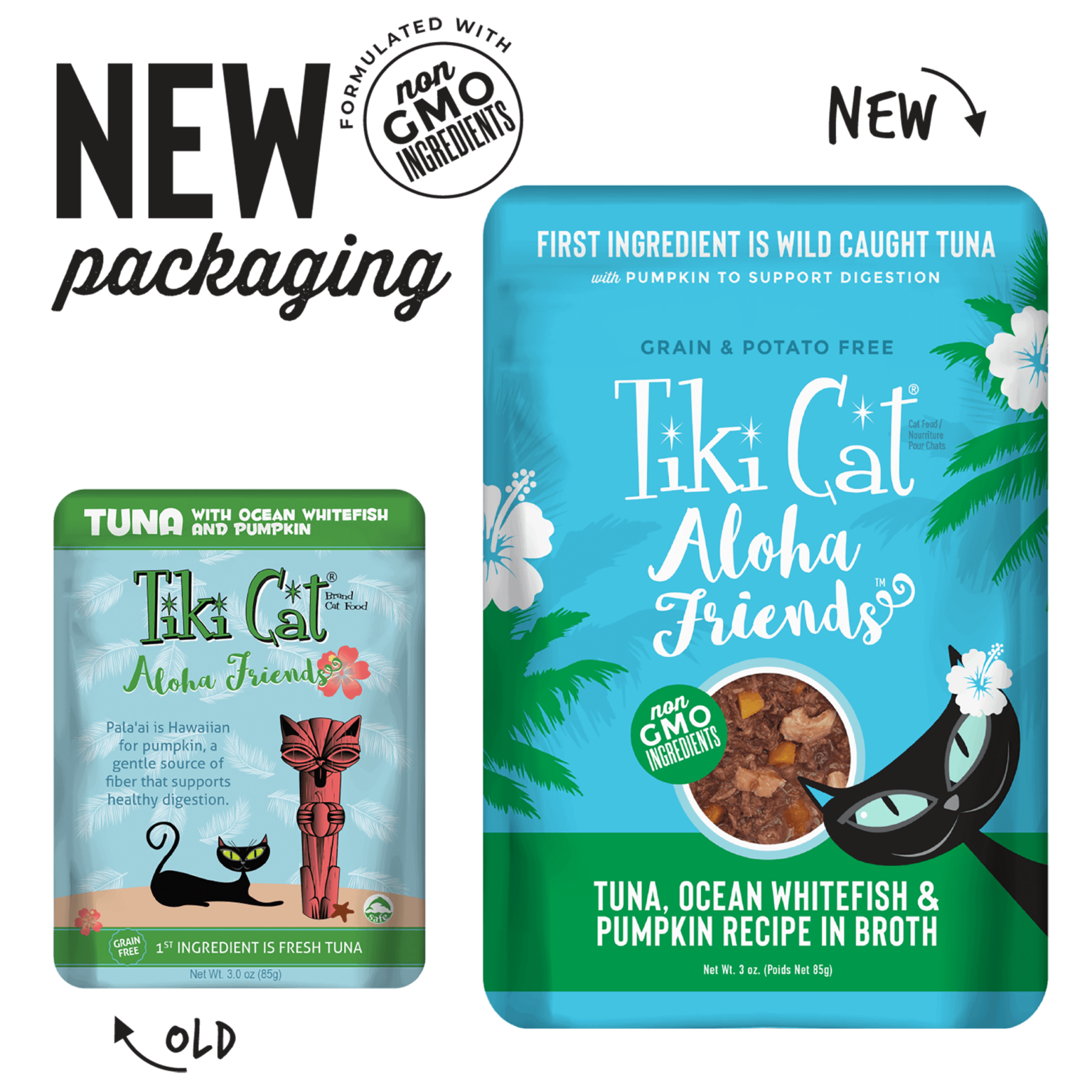 Tiki Cat Aloha Friends Grain Free Tuna with Pumpkin Canned Cat Food Tiki Cat Aloha Friends Grain Free Tuna with Pumpkin Canned Cat Food