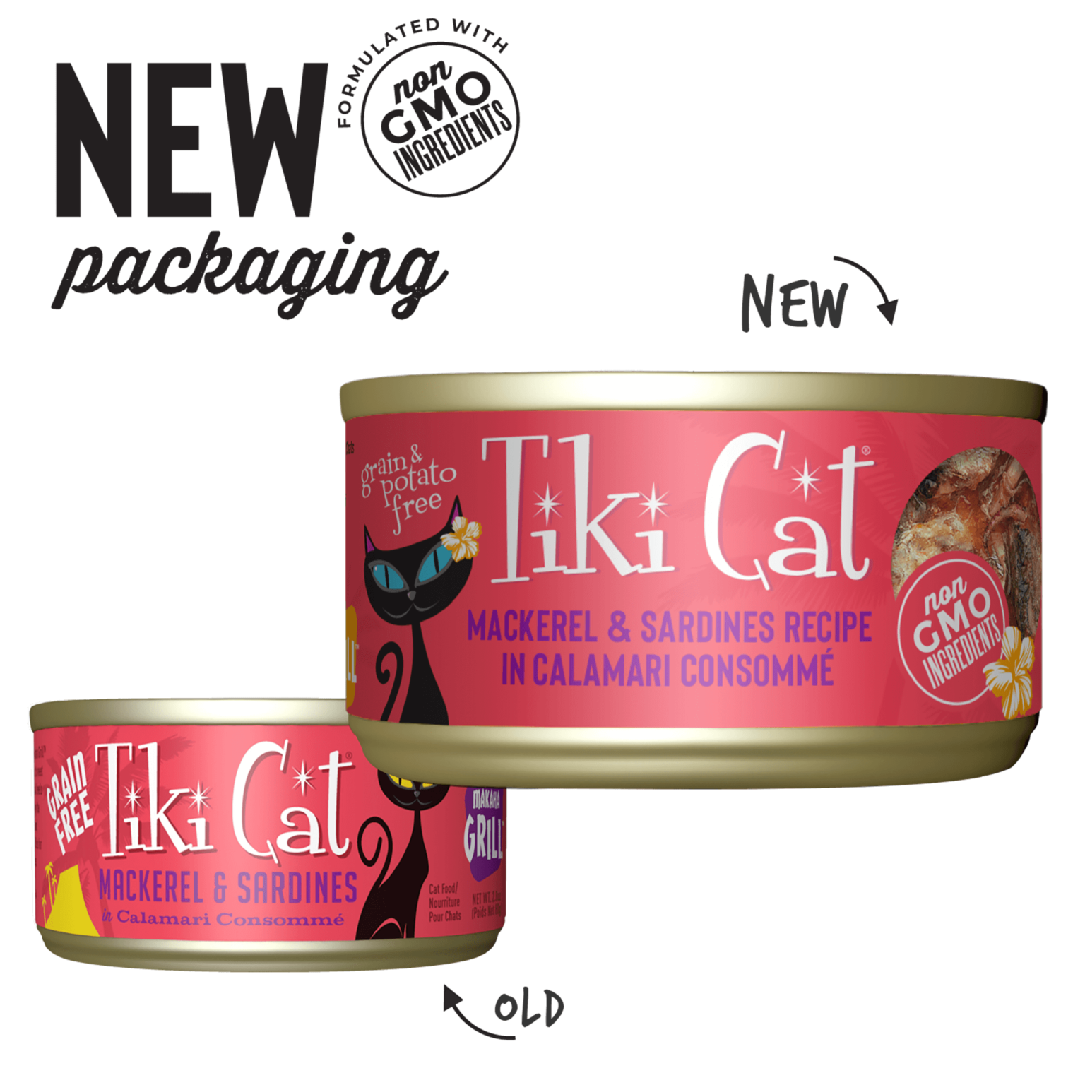 Tiki Cat Makaha Grill Grain Free Mackrel And Sardine In Calamari Consomme Canned Cat Food Tiki Cat Makaha Grill Grain Free Mackrel And Sardine In Calamari Consomme Canned Cat Food