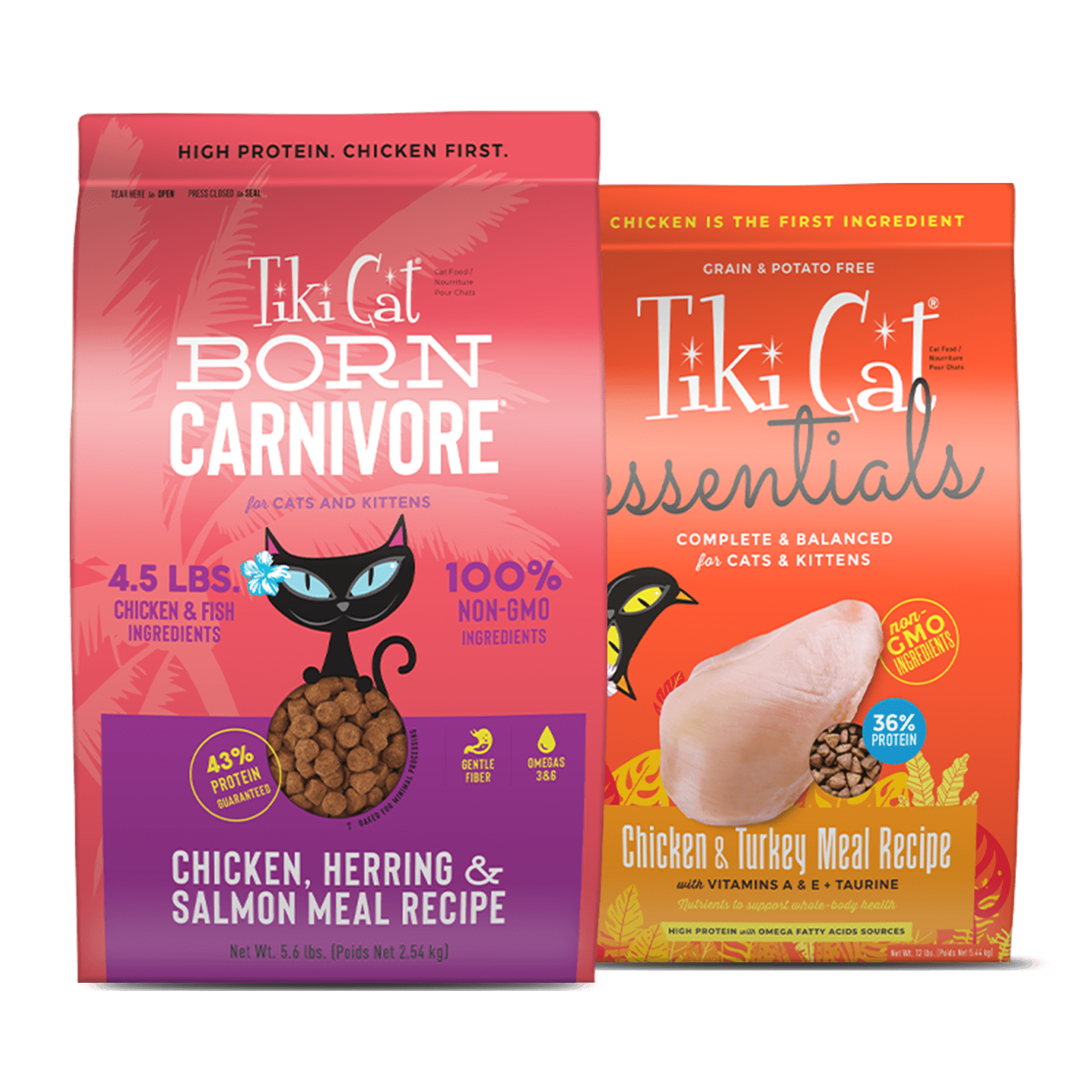 Tiki Cat Dry Food Born Carnivore Essentials Tiki Pets