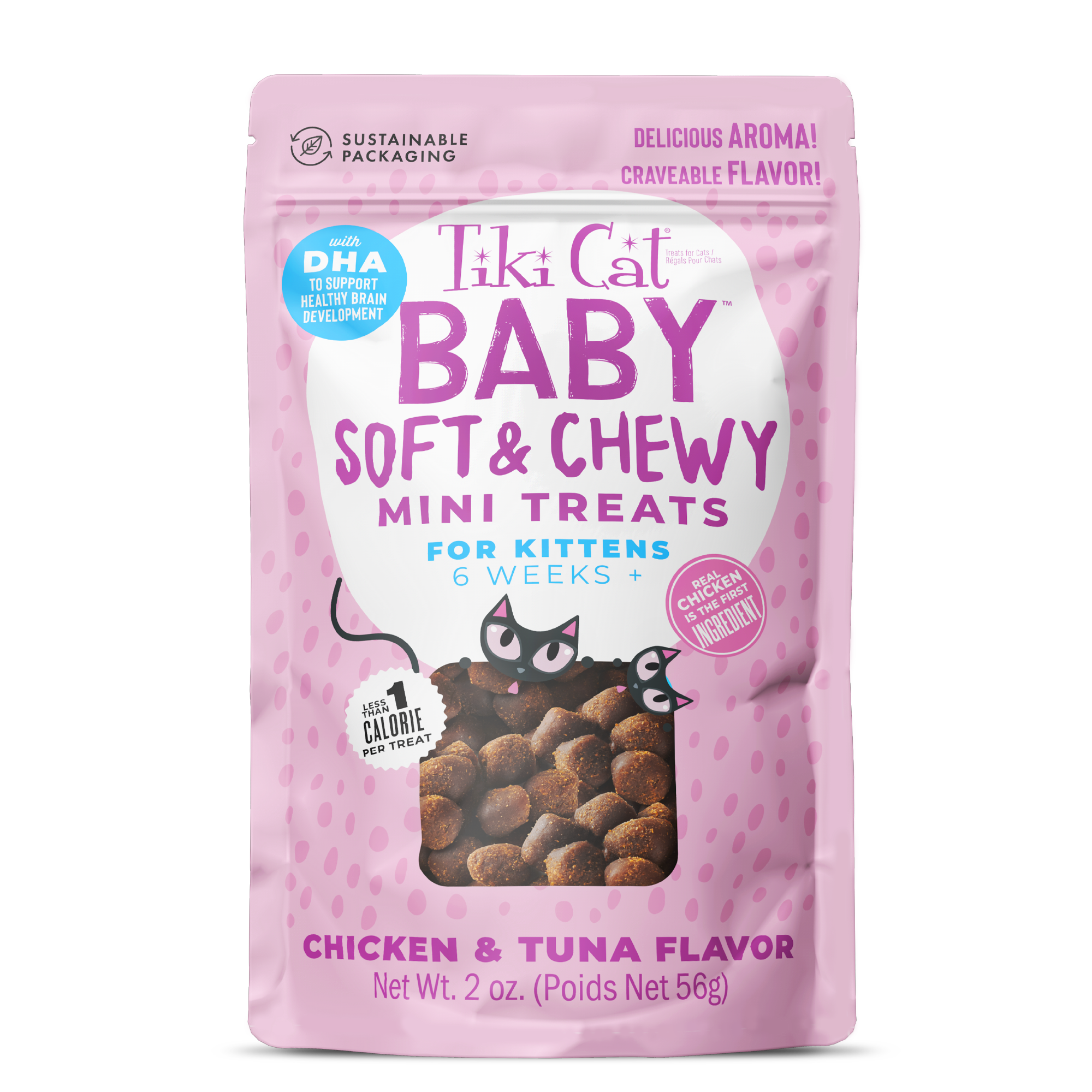 Soft & Chewy Mini Treats: Chicken & Tuna Flavor
