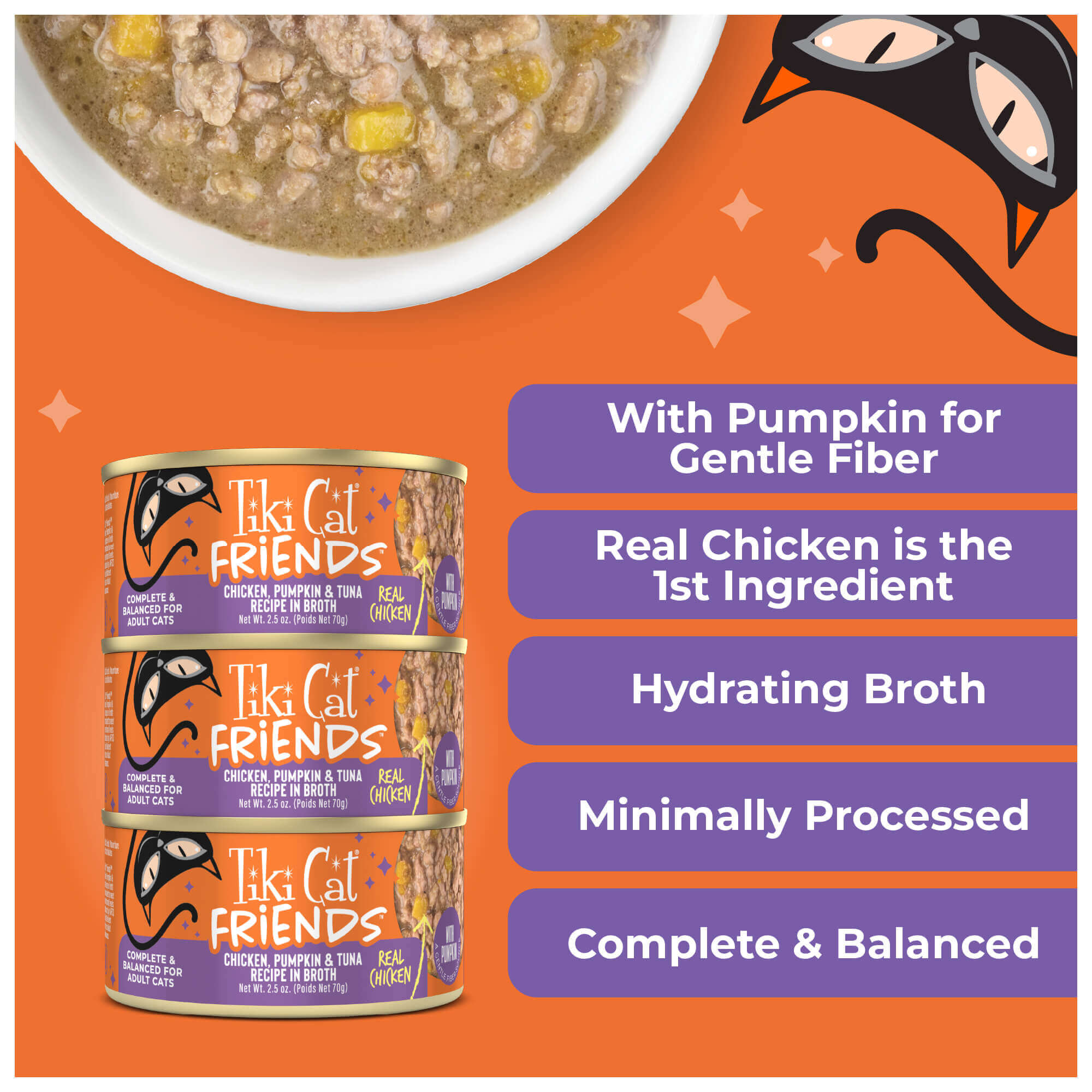 Chicken, Pumpkin & Tuna Recipe in Broth - Image 7